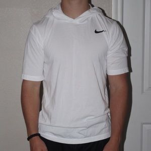 White Hooded Nike Shirt